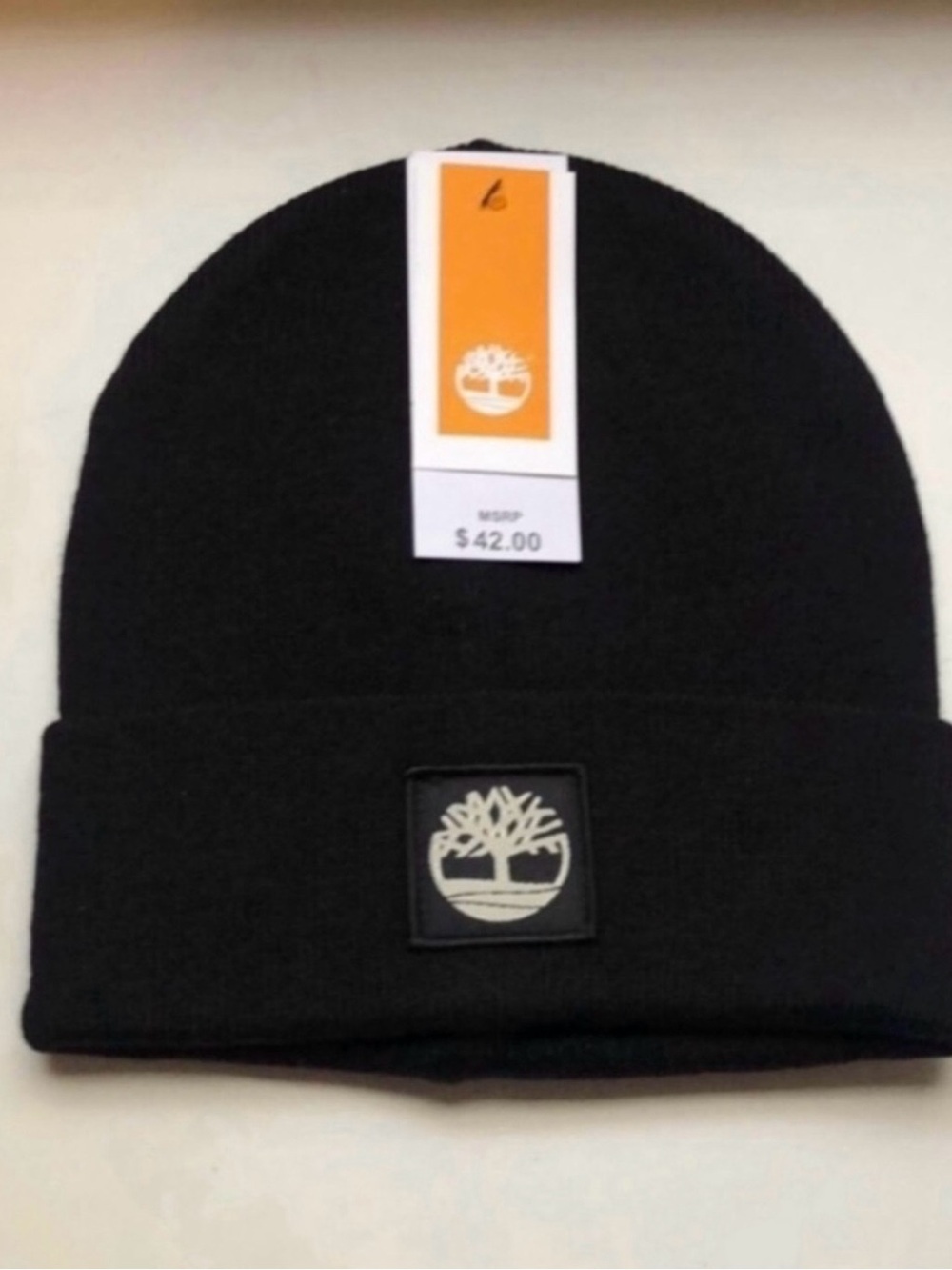 New Timberland Hat Women’s Winter Black Knit Cuffed Casual Outdoor Beanie Hat